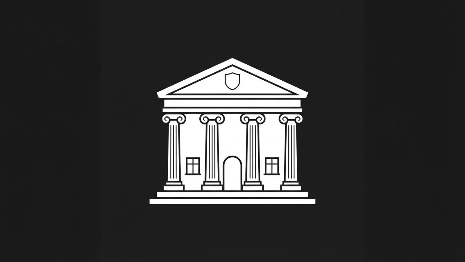 Icône de banque pour les virements bancaires